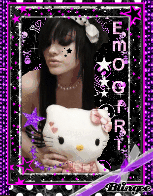 EmO GiRl.....AnD hElLo KiTtY???)* Picture #85411825 | Blingee ...