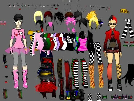 Emo Vs Punk ~ Juegos de vestir