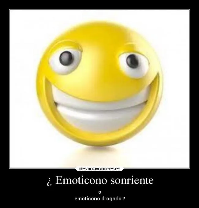 Emoticono sonriente - desmotivaciones.