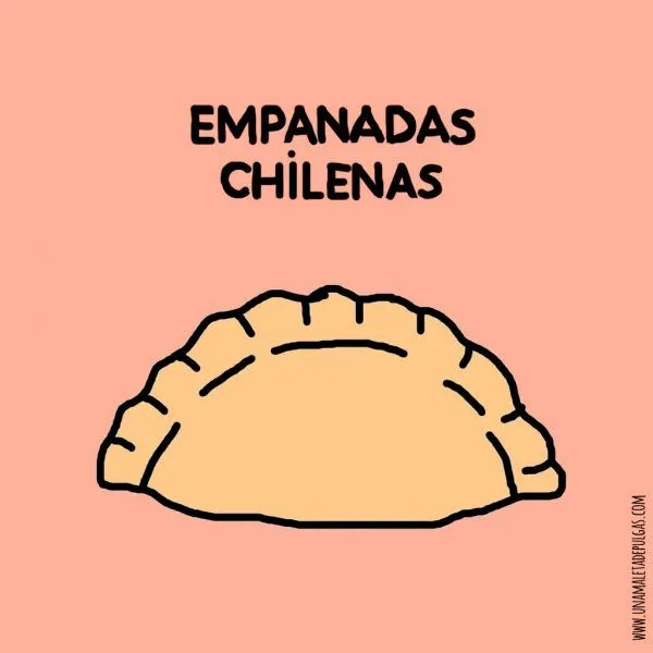 Empanadas chilenas - Una maleta de Pulgas