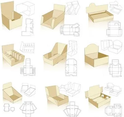 Empaques y Moldes en vectores para descargar | Diseño Estudio