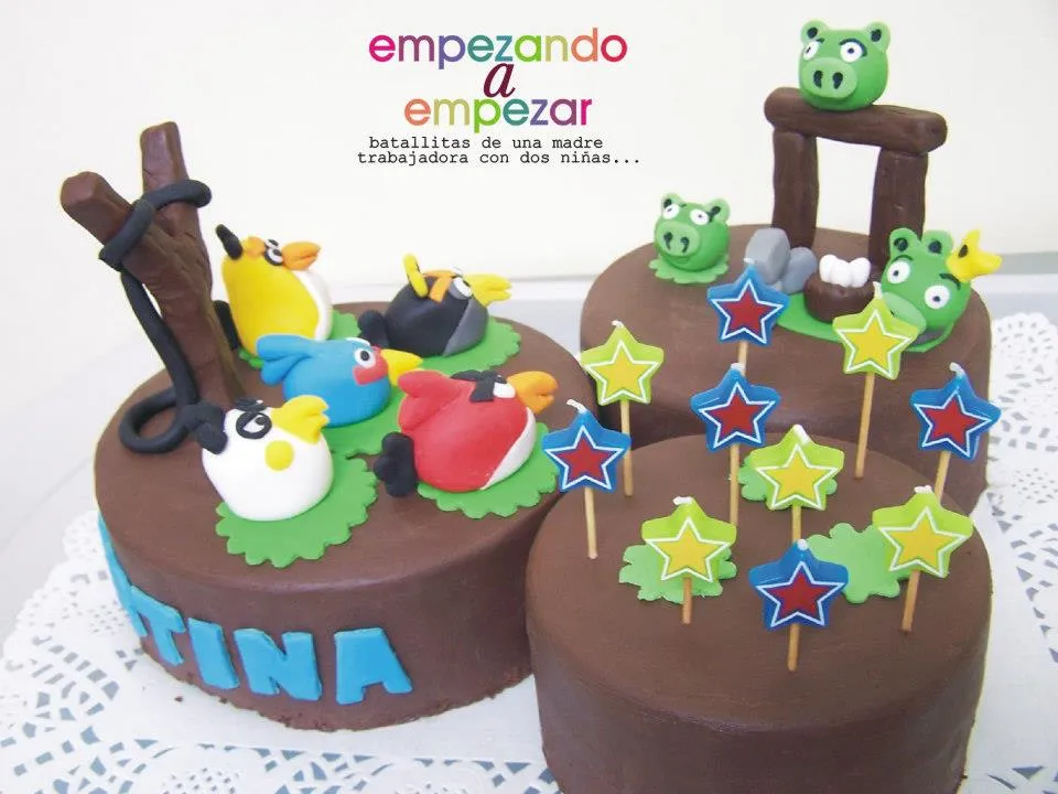 EMPEZANDO A EMPEZAR: Pastel de Cumple de Angry Birds y sábado de ...