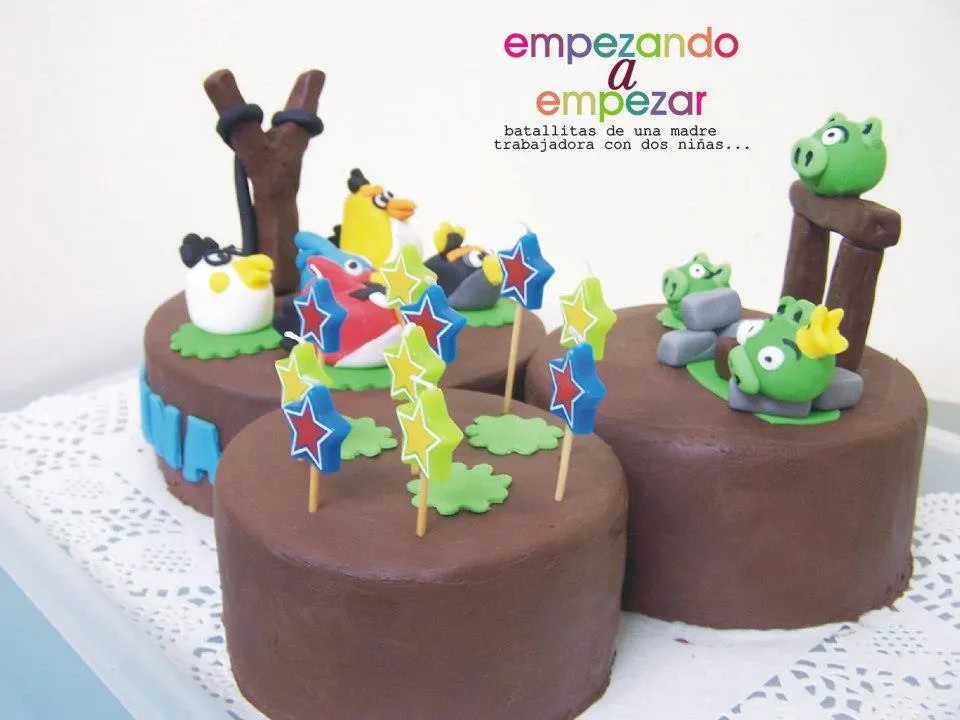 EMPEZANDO A EMPEZAR: Pastel de Cumple de Angry Birds y sábado de ...