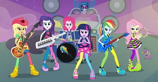 Én kicsi pónim: Equestria lányok - Szivárvány Rock DVD - Filmek ...