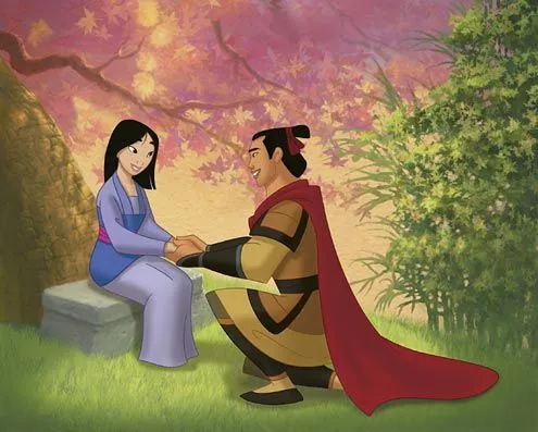  ... estar enamorado es como un cielo sin estrellas: Otra princesa: Mulan