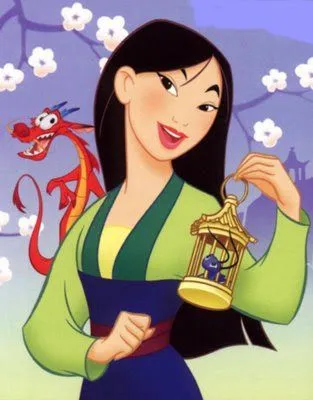  ... estar enamorado es como un cielo sin estrellas: Otra princesa: Mulan