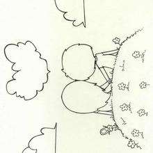 Enamorados - Dibujos para Pintar y Colorear - Dibujos infantiles para ...