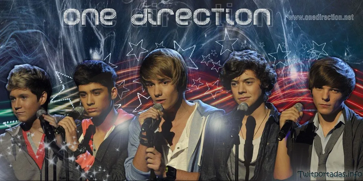 Encabezados y Portadas para Twitter y Facebook: One Direction