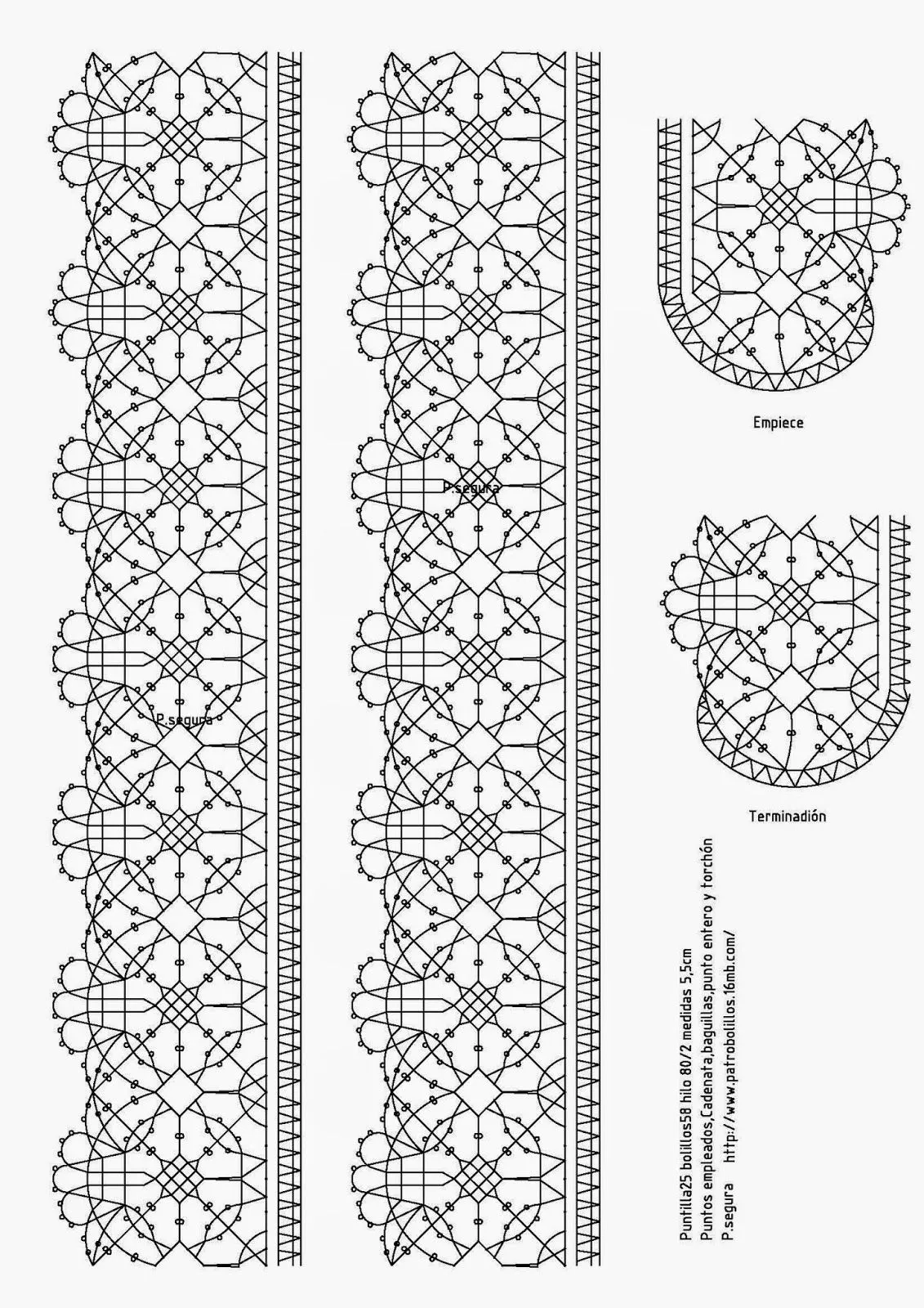 Encaje de bolillos, Patrones de encaje de bolillos, Patrones Encaje de bolillos, Patrones de encaje de bolillos, Patrones