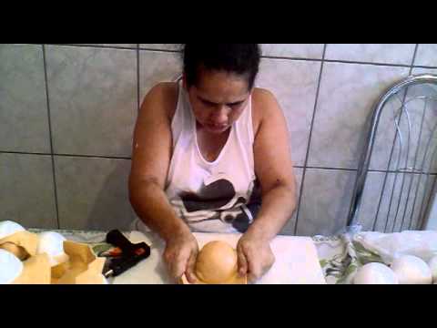 Como Encapar Uma Bolinha De Isopor com E.V.A - YouTube