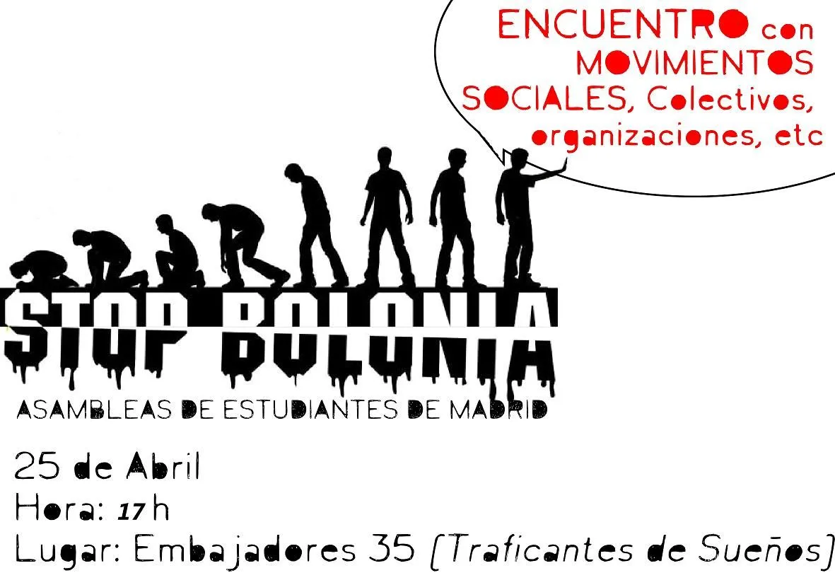 Encuentro con movimientos sociales de las Asambleas contra Bolonia ...