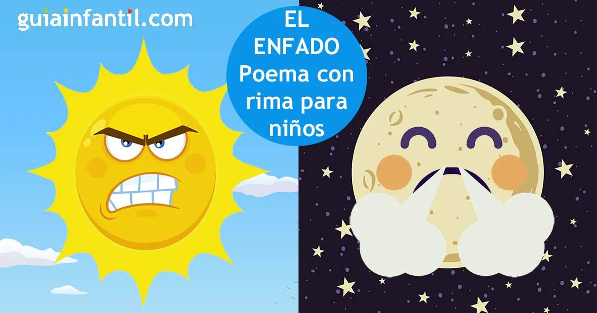 El enfado. Poema infantil con rima