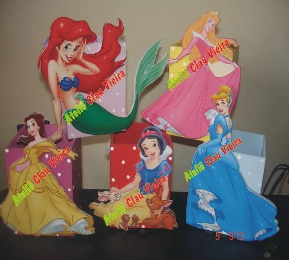 Centro de mesa das princesas da Disney - Imagui