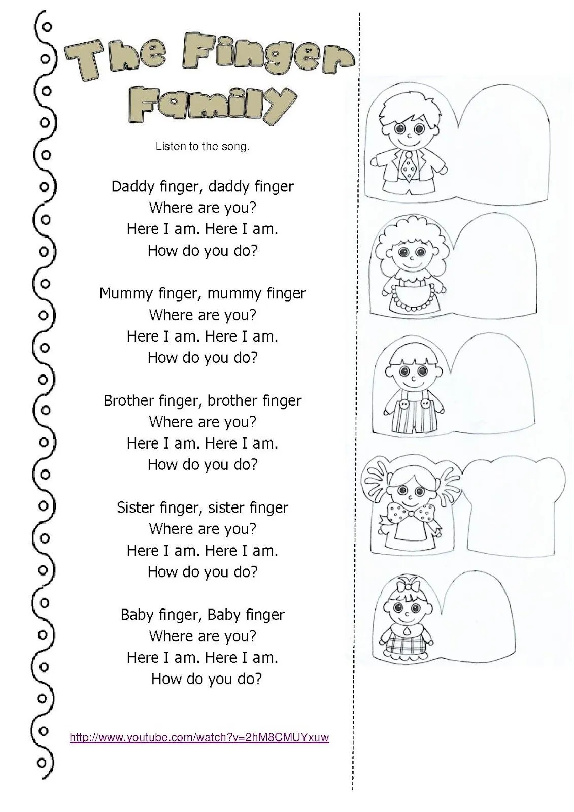 English for children: FINGER FAMILY