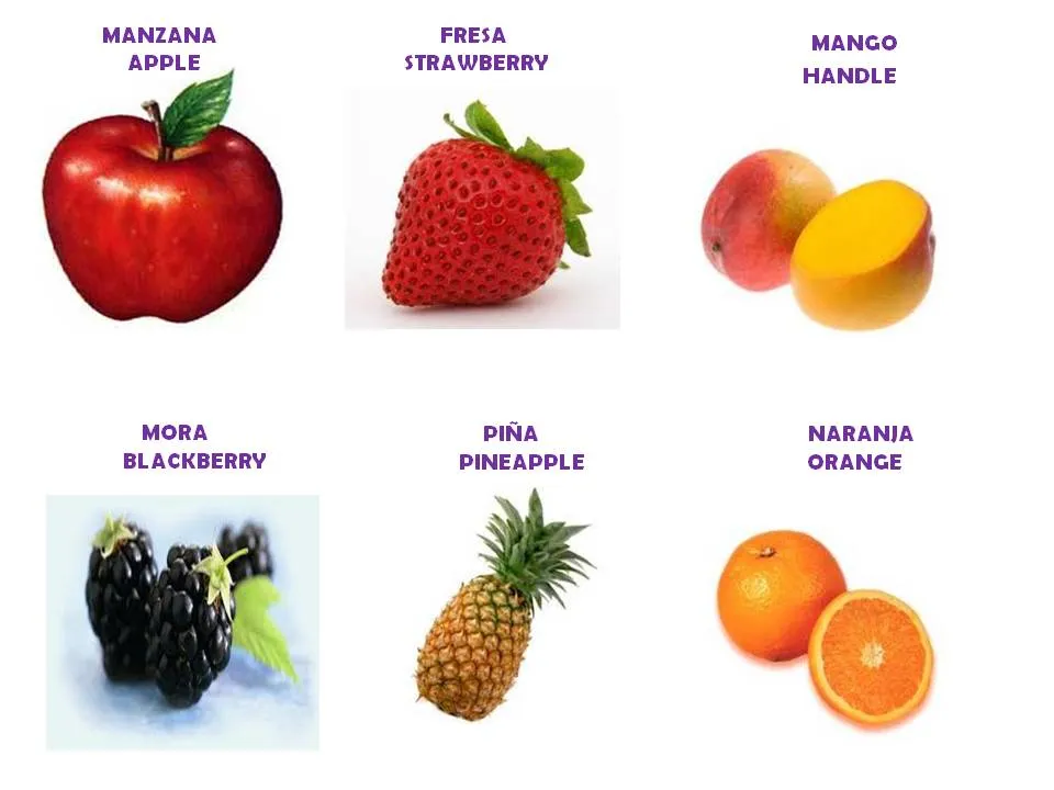 ENGLISH FOR CHILDREN: LAS FRUTAS