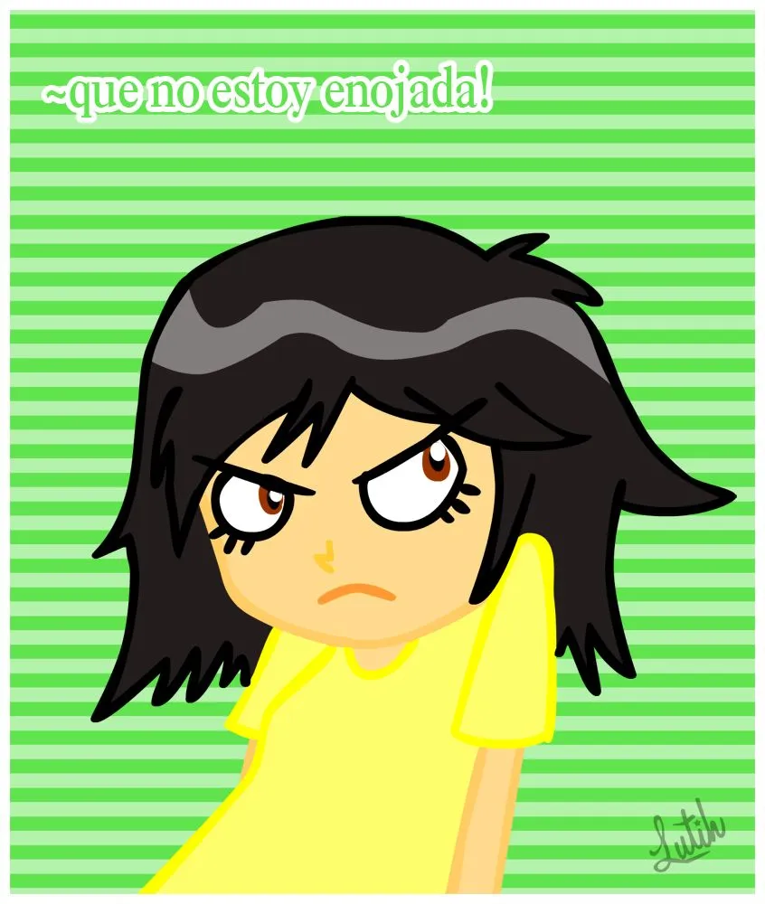 no estoy enojada a lo puffy by Lu-Tih on DeviantArt