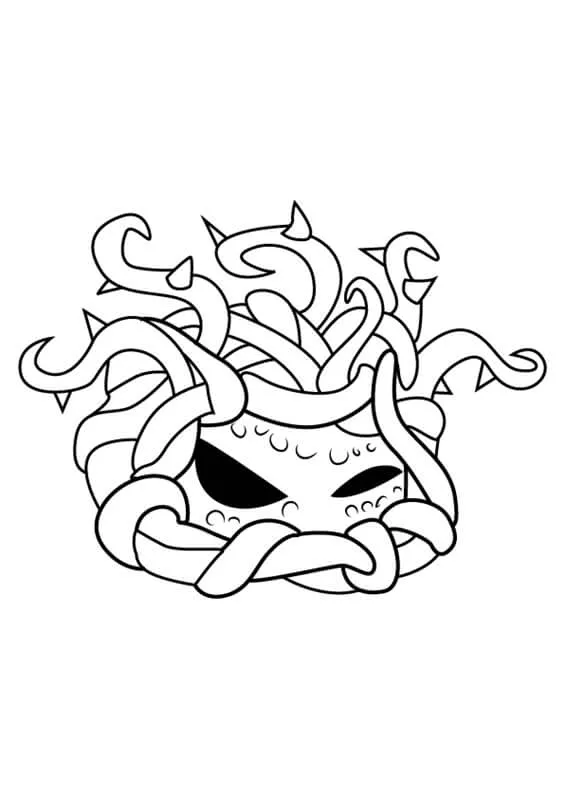 Enredo Kelp en Plants Vs Zombies para colorear, imprimir e dibujar – Dibujos -Colorear.Com