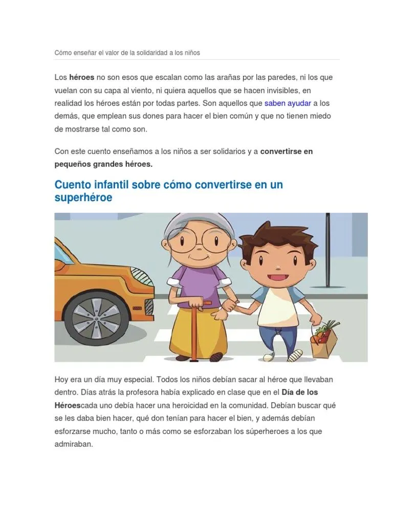 Cómo Enseñar El Valor de La Solidaridad A Los Niños | PDF | Piratería | Ocio