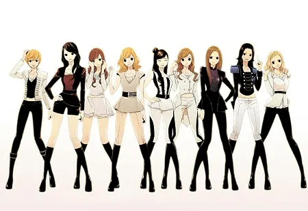 Ent., un nuevo manga online con los grupos coreanos Girls ...