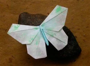  ... la entrada completa sobre cómo decorar papel para plegar mariposas