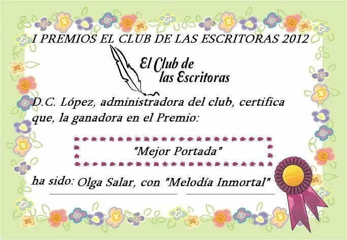 ENTREGA DE DIPLOMAS A LAS GANADORAS DEL I PREMIO EL CLUB DE LAS ...