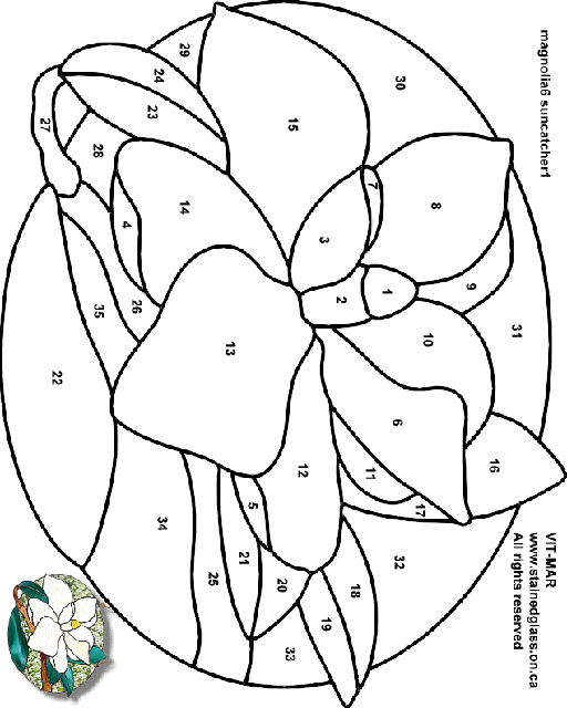 Entretelas y patchwork: Patrones Vidriera