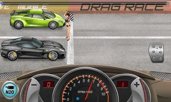 Entretenido juego de carreras callejeras Drag Racing para Android ...