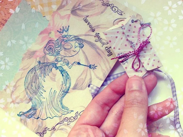 Enviando amor y cariño, a través de una tarjeta hecha a mano ...