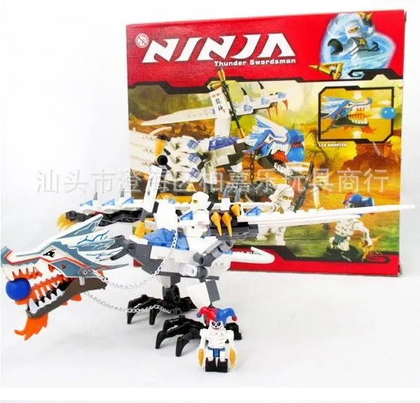 Envío libre de la serie Phantom Ninja Hielo Ataque Dragón Ninjago ...