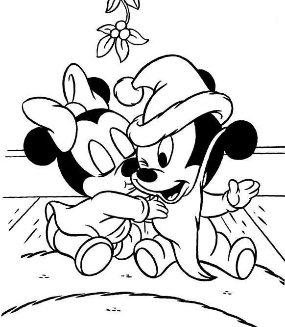 Épinglé sur Coloriages Minnie et Mickey