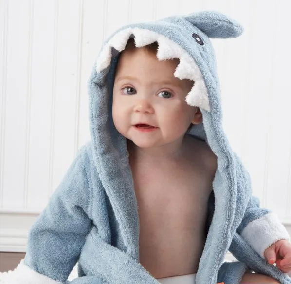 EQ1231 Fashion cute carton boy girl Animal Baby bathrobe/hooded ...