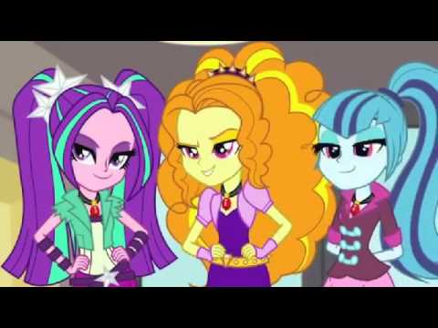 Equestria Girls Rainbow Rocks - Mean Ponys / Ponis malas - YouTube