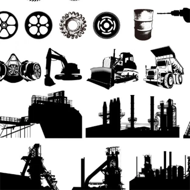 equipos industriales libres de gráficos vectoriales | Descargar ...