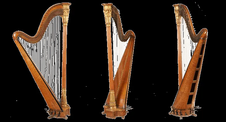 Erard” Harp | Rare Euro Furniture