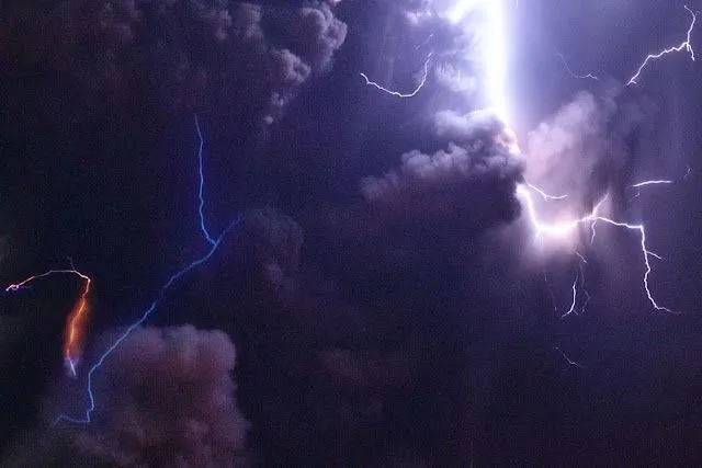 La erupción eléctrica del volcán Sakurajima ~ mundoweb2.