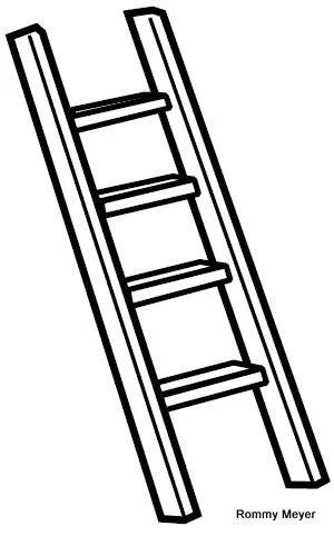 Dibujo de escalera para colorear - Imagui