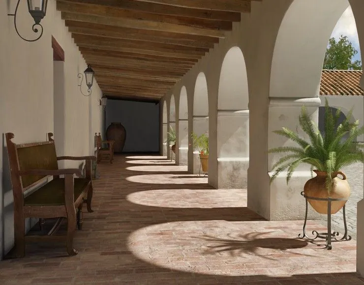 Escena estilo colonial hecha con 3d max - Taringa!