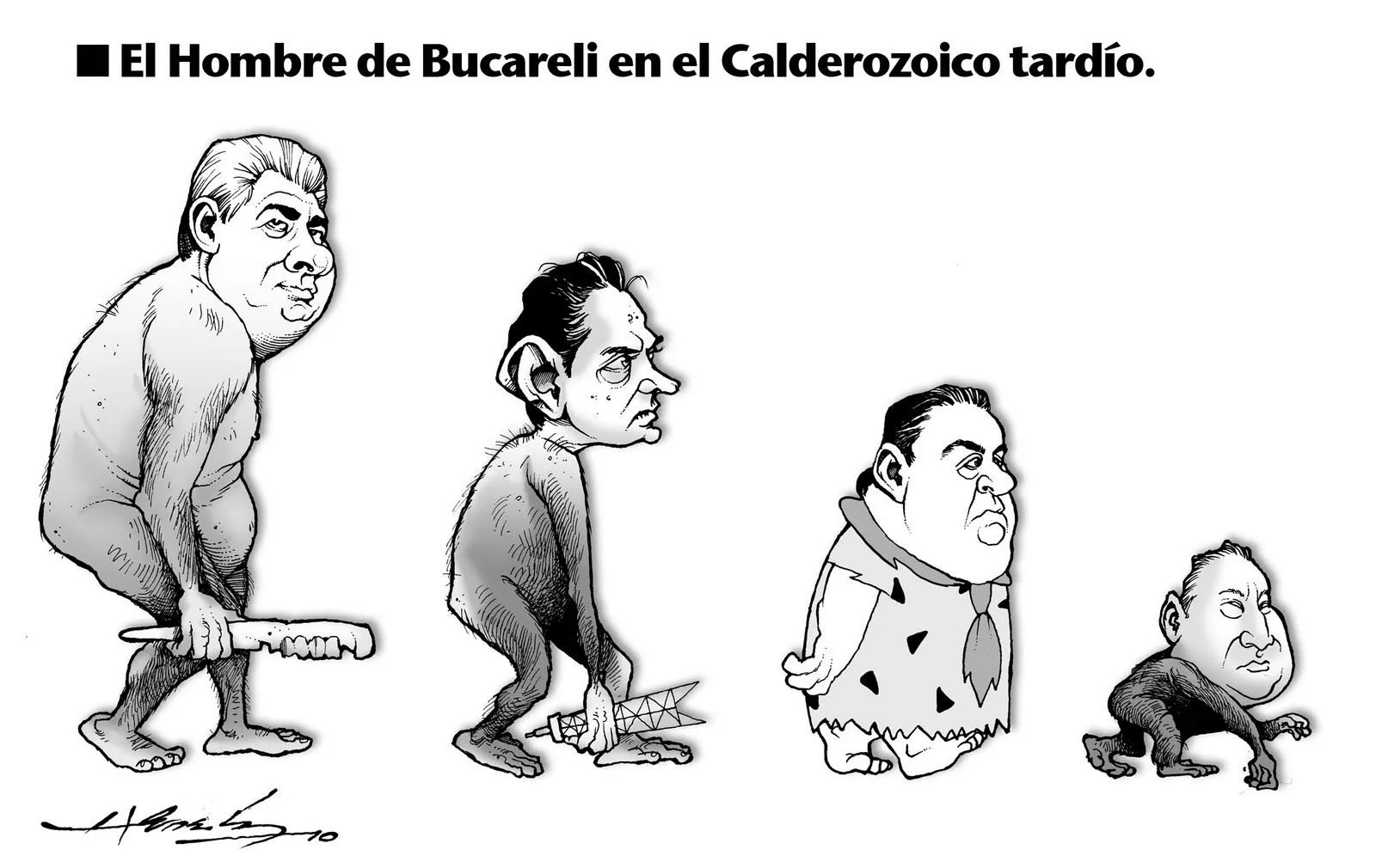 Esclavos eternos: Caricaturas politicas