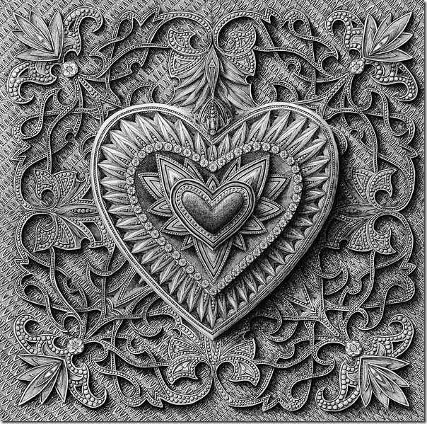 Escofineando: Los dibujos texturizados de Alex Konahin