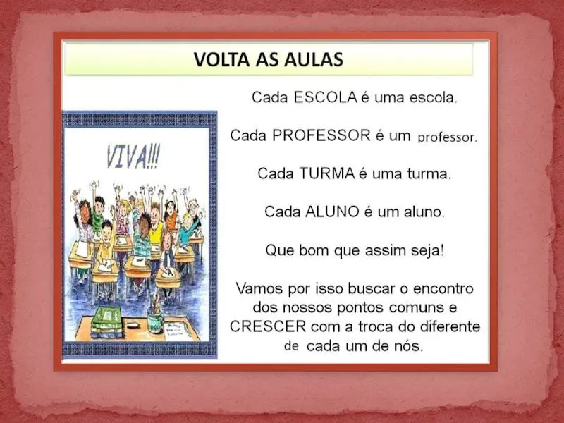 ESCOLA FLAVIO SIMOES: Mensagem de Boas Vindas