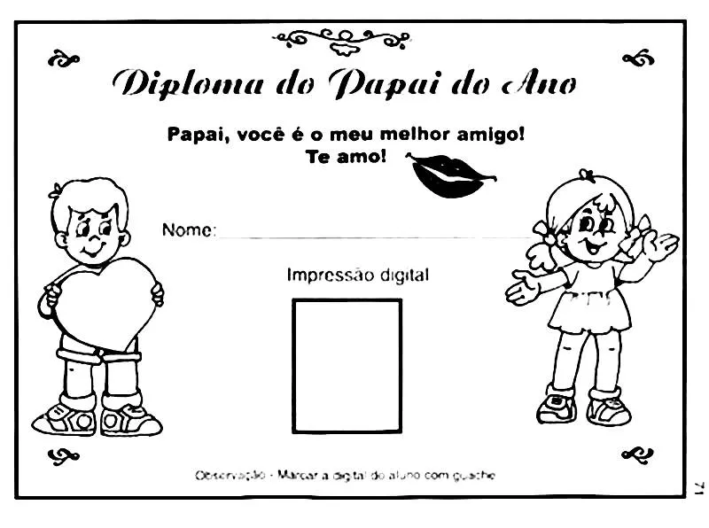 Escolinha Lúdica ::: Atividades dia dos Pais