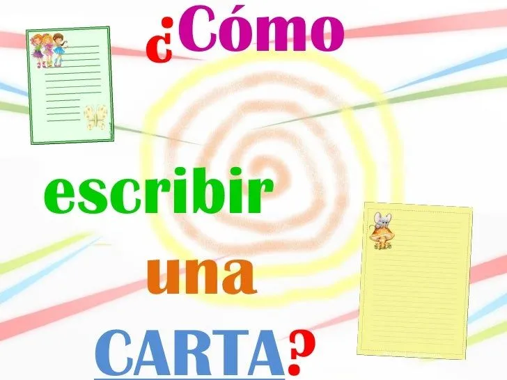 Cómo escribir una carta?