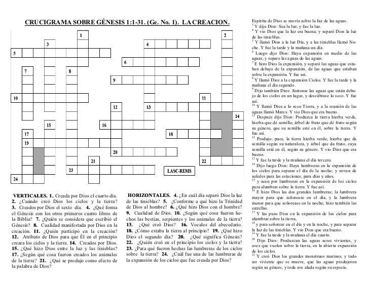 ESCRITO ESTA EN ACCIÓN. GÉNESIS 1:1-31 (GN. No. 1) "LA CREACIÓN"