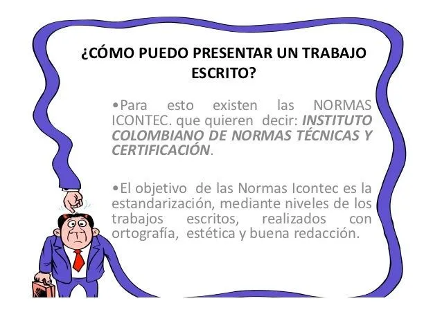 Trabajo escrito bajo las normas icontec. último