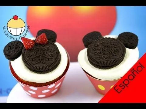 Escuchar Como Hacer Cupcakes De Mickey Y Minnie Mouse! Un Tutorial ...