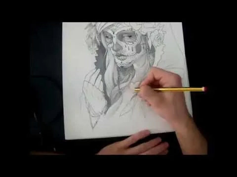 Escuchar Dibujo De La Catrina 2 Horas Y Un Rato En 4 Minutos Lapiz ...