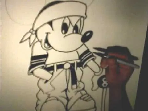 Escuchar How To Draw Mickey Mouse As A Gangsta 2 Chicano Rap Music ...