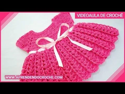 Escuchar Vestido De Croche Para Bebe Princesinha Aprendendo Croche ...