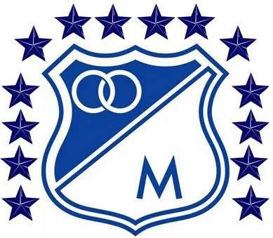 Nuevo escudo de 14 estrellas Millonarios Fútbol Club campeón Liga ...