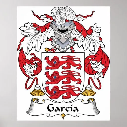 Escudo de armas de García Impresiones de Zazzle.